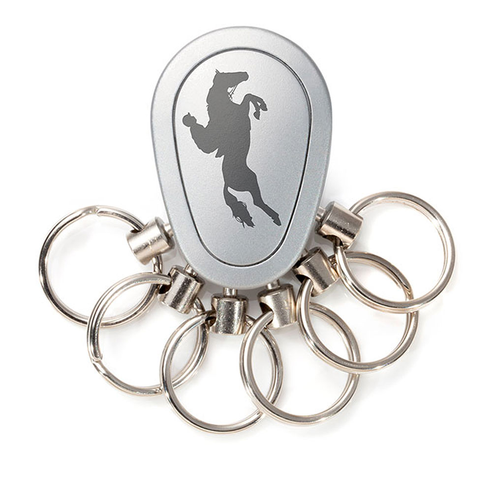 Spikey Motiv Reiten 1, Chrom matt Spikey Motiv Reiten 1, Chrom matt