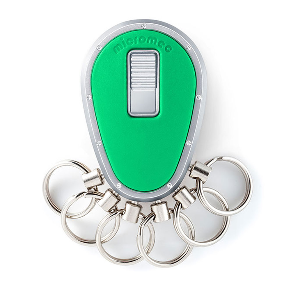 Key Organizer, Chrom Grün, Swarovski Key Organizer, Chrom Grün, Swarovski