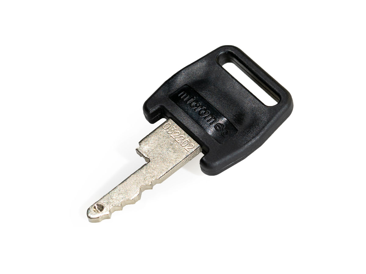 Ersatzschlüssel mit Kappe XL Schwarz