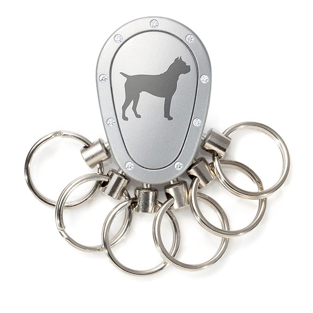 Spikey Motiv Boxer, Chrom matt Swarovski Spikey Motiv Boxer, Chrom matt Swarovski