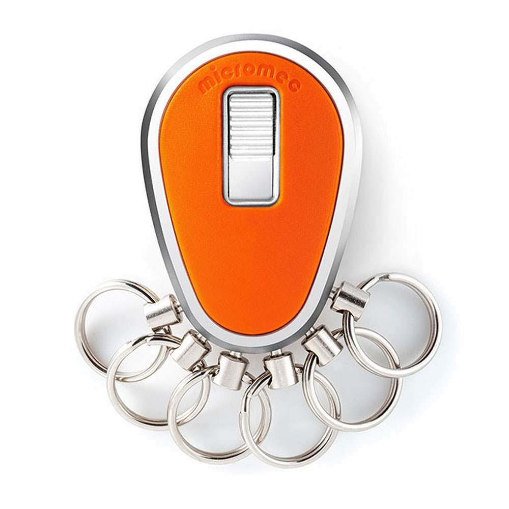 Key Organizer, Chrom glänzend Orange Key Organizer, Chrom glänzend Orange
