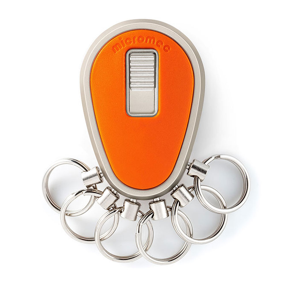 Key Organizer, Nickel Orange Key Organizer, Nickel Orange